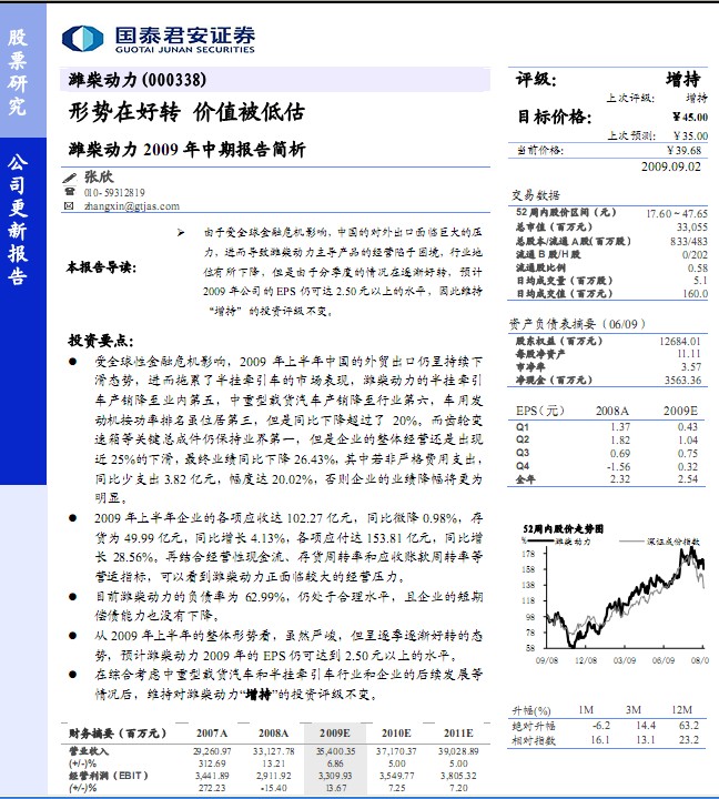 潍柴动力 股票 低估-现在潍柴动力停牌后,股民