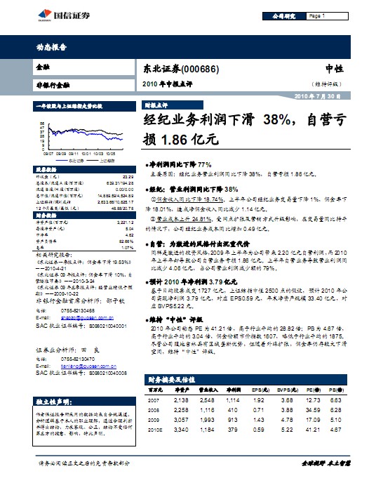 第一创业证券公司_证券公司收入急剧下滑