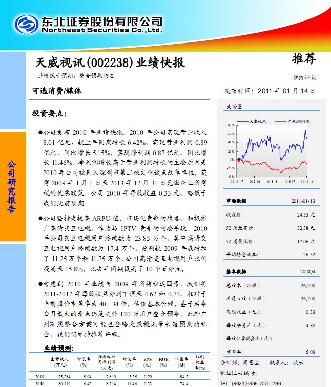 002238天威视讯-天威视讯,600677股票,00223