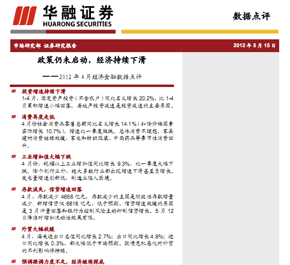 �о����棺������δ����,���ó����»�--2012��4�¾��ý������ݵ���