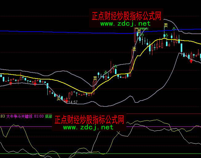 通达信市场主力资金散户资金反映争斗指标公式